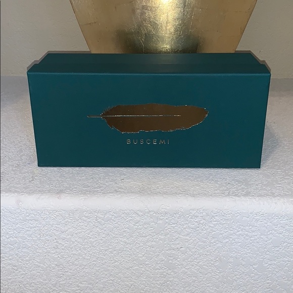 Buscemi Camo Olive Suede Slides - Picture 4 of 4